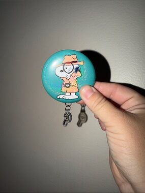 Peanuts Snoopy Detective Hook - Teal and Orange